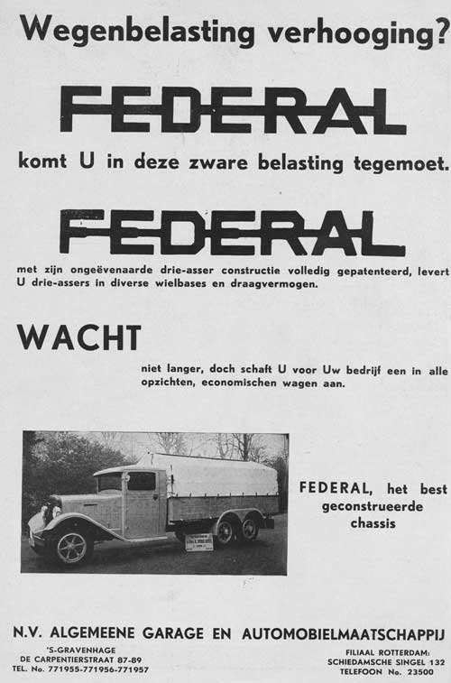 Federal 19350200 agam Bedrijfsauto 1
