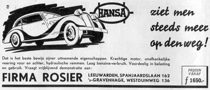 Hansa 19380519 rosier Auto
