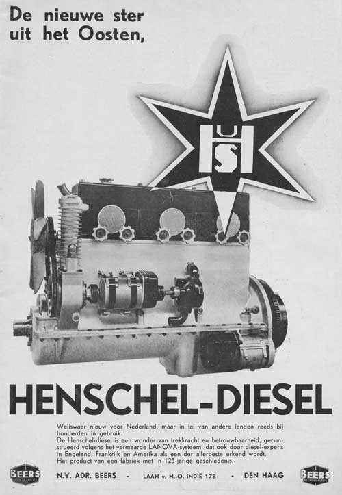 Henschel 19350200 beers Bedrijfsauto