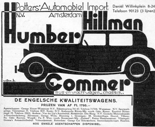 Hillman Humber Commer 19330504 potters