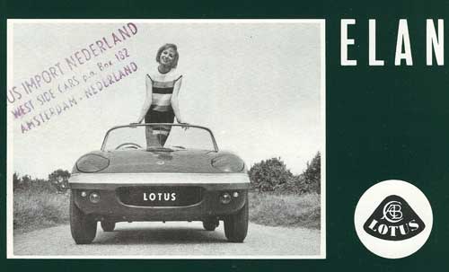 Lotus Elan 1966 1969 west side cars brochure
