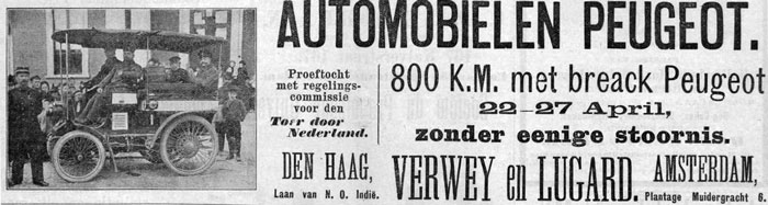 Peugeot 19010518 verwey lugard
