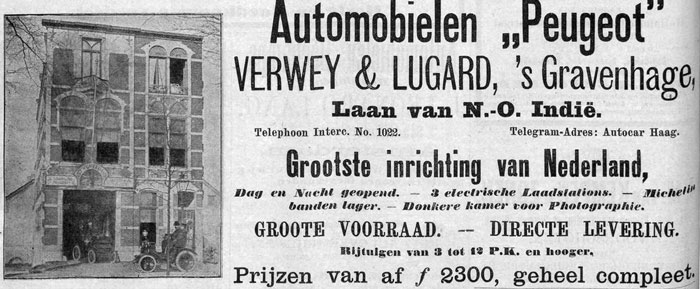 Peugeot 19010720 verwey lugard