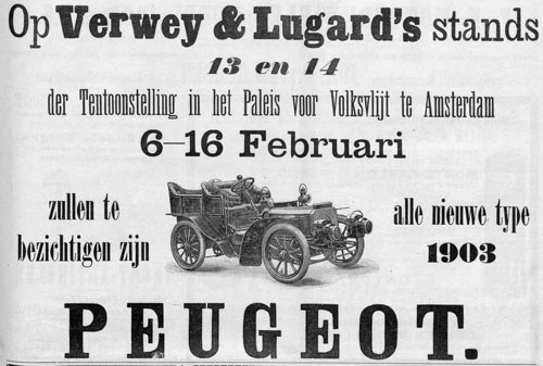 Peugeot 19030207 verwey lugard