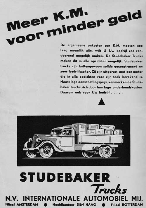 Studebaker 19350200 iam Bedrijfsauto