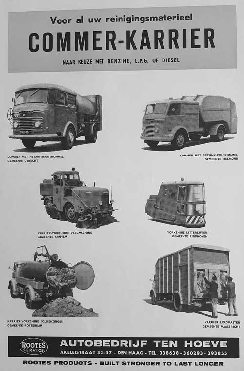 commer karrier 1958 circa ten hoeve
