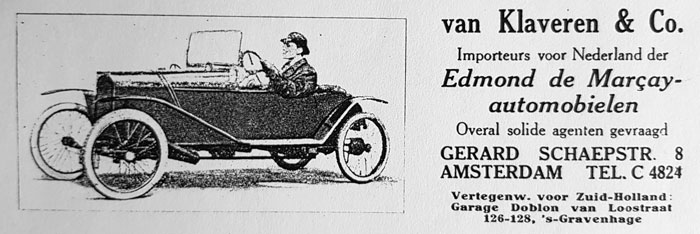 de marcay 1920 1921 klaveren