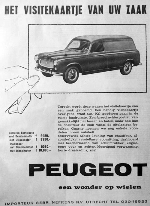 peugeot 19590000 nefkens