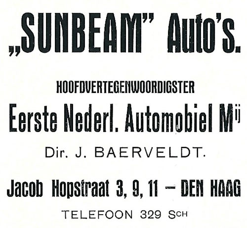 sunbeam 1915 1916 enam