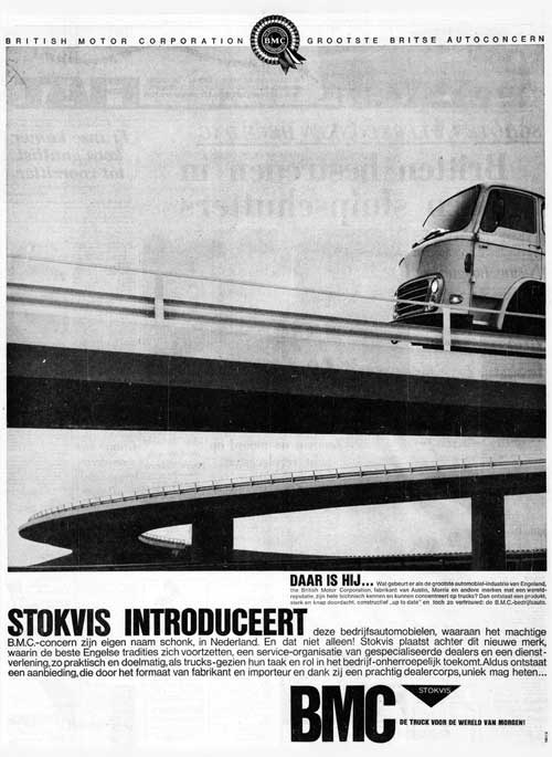 Advertentie april 1967 Austin BMC 19670404 stokvis Tel
