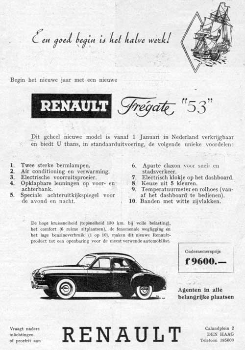 Renault 19521224 renault Auto