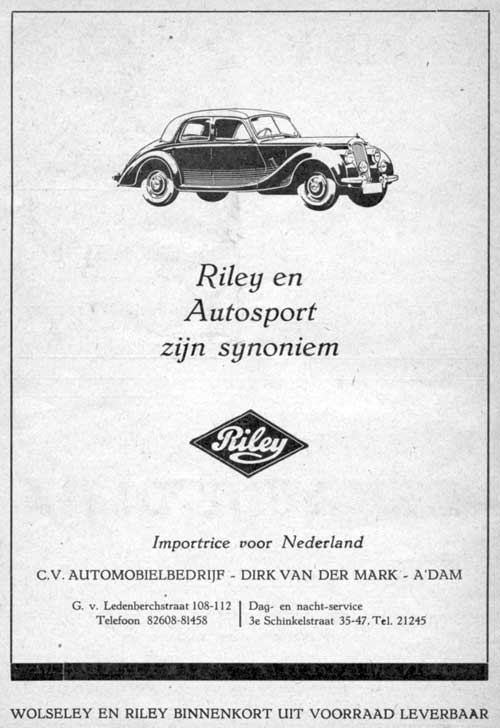 advertentie januari 1949