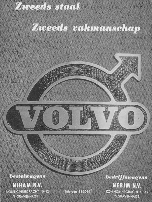 advertentie september 1959. Waarschijnlijk de enige advertentie waarin Nebim (bedrijfswagens) en Niham (bestelwagens) beide worden vermeld.