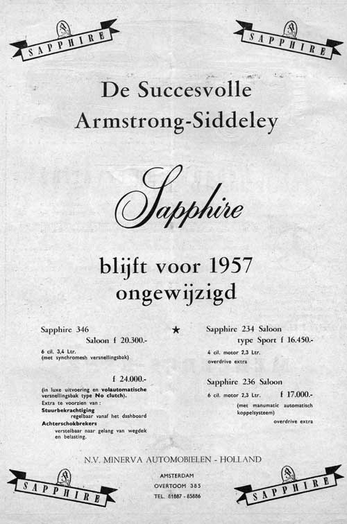 armstrong siddeley 19561025 minerva de Auto