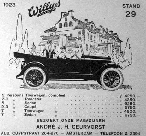 advertentie 1923