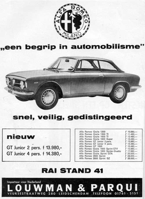 Alfa Romeo 19670210 louwman parqui AR