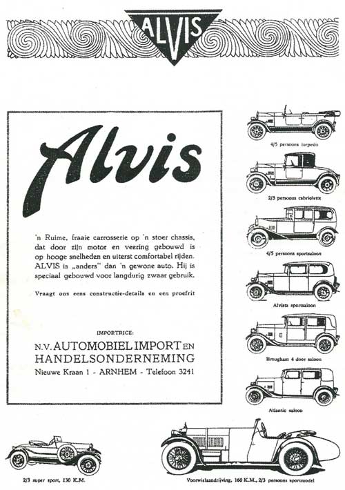 Alvis 19280000 NV Automobiel Import en Handelsond