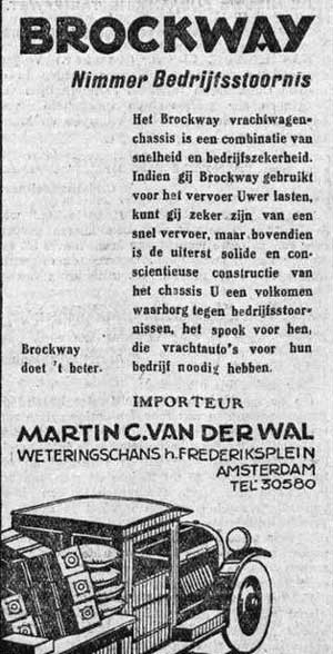 Advertentie oktober 1927
