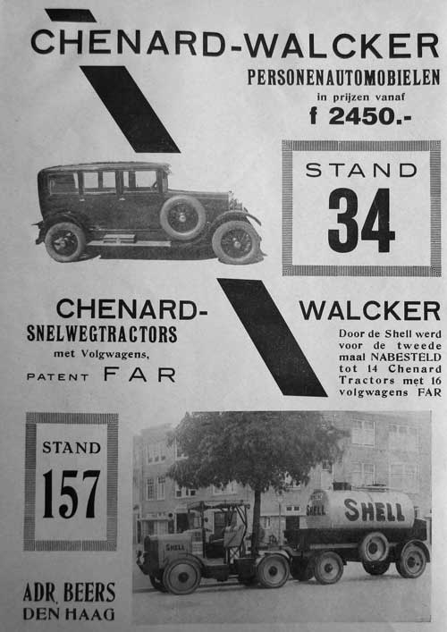 Chenard 19280119 beers Bedrijfsauto