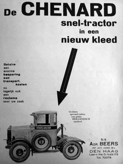 Chenard 19290905 beers Bedrijfsauto