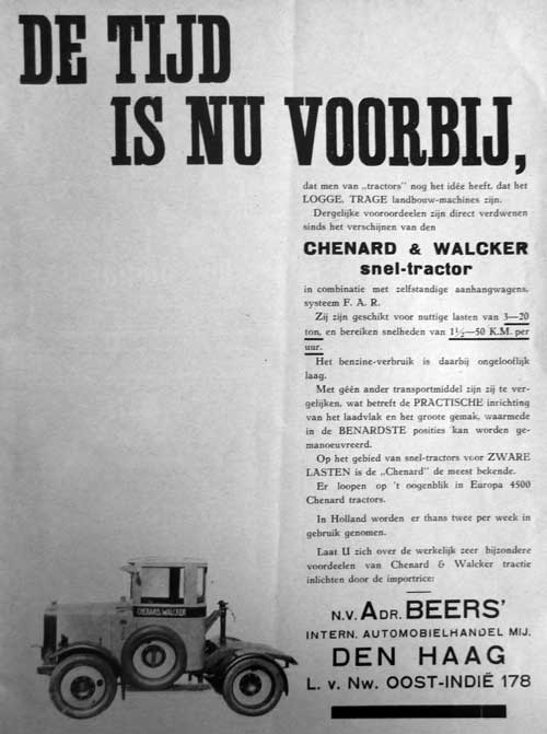 Chenard 19290917 beers Bedrijfsauto