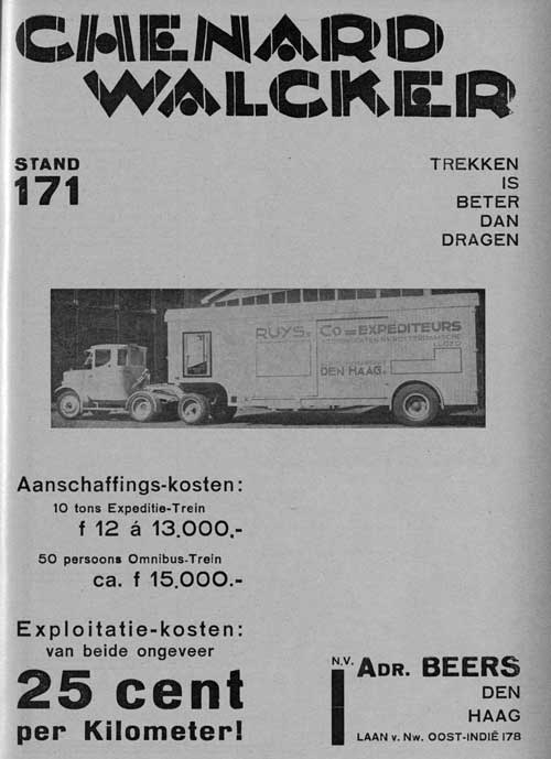 Chenard 19310000 beers Bedrijfsauto Jubileumnr 1921 1931 35