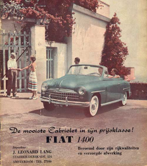 Fiat 19521002 leonard lang De Auto