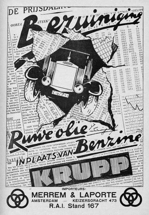 Krupp 19310000 merrem laporte Bedrijfsauto Jubileumnr 1921 1931