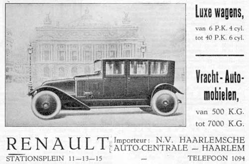 Renault 19220403 haarlemsche auto centrale