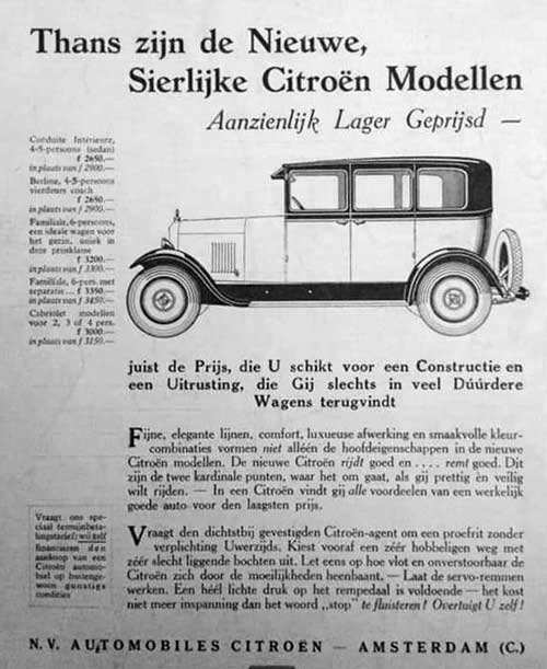 citroen 1928 circa citroen