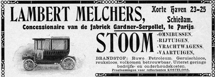 gardner serpollet 19060000 lambert melchers De auto