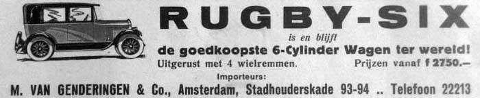 rugby six 19270000 genderingen