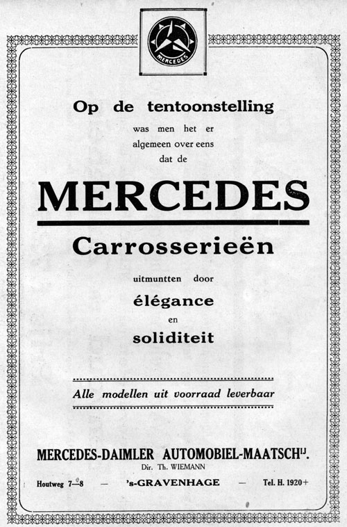 mercedes 19230221 mercedes daimler