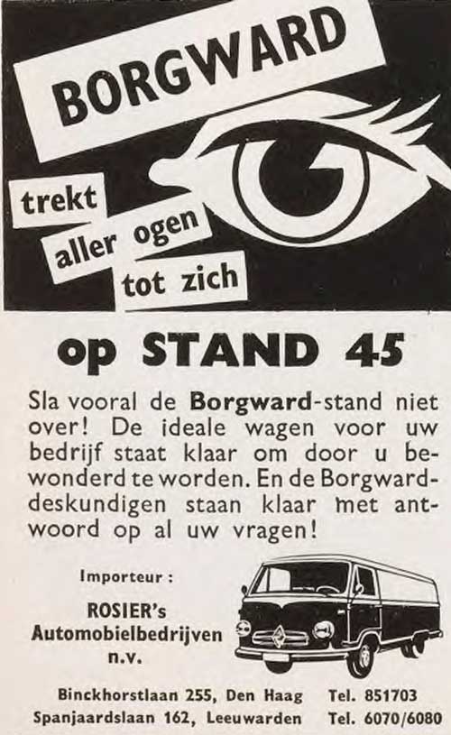 Borgward 19590206 rosier RAI Gids