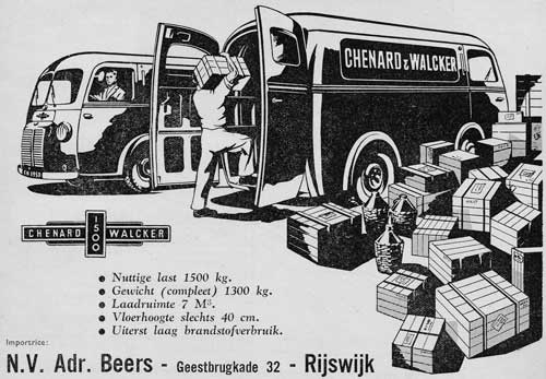 Chenard 1949 12 31 beers Bedrvervoer