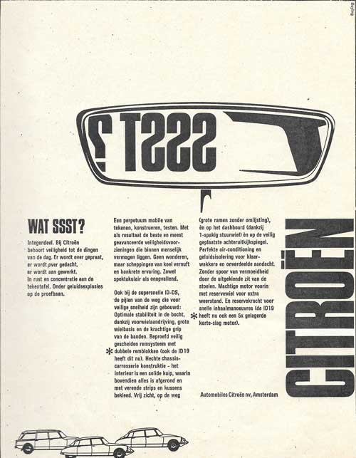 Citroën 19670203 De Auto