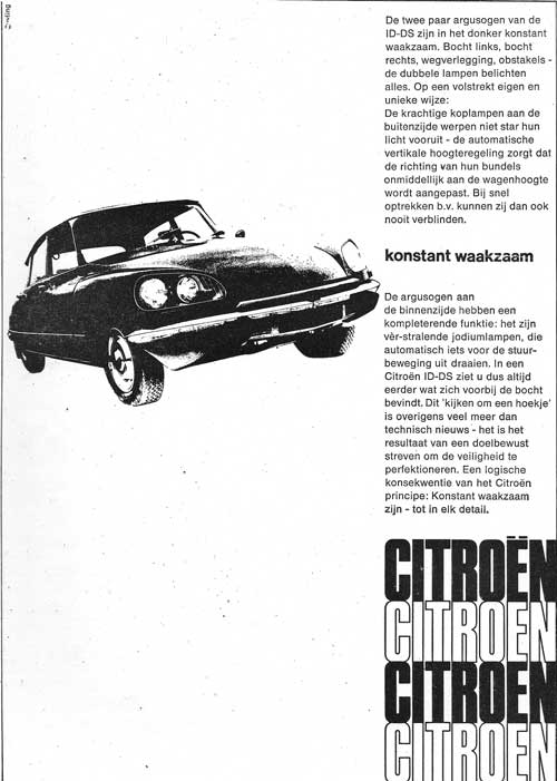 Citroën 19680525 De Auto