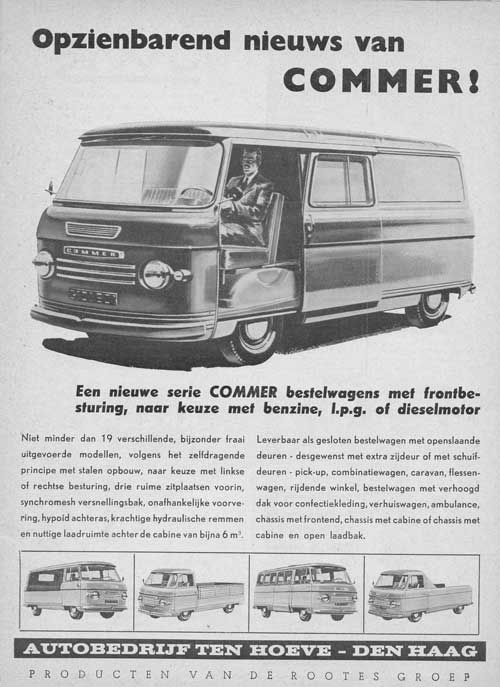 Commer 19600400 hoeve Auto en motorbedrijf