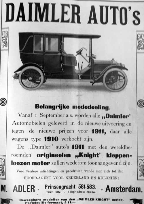 Daimler 19100901 adler De Auto