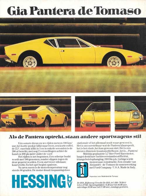 De Tomaso 19730202 hessing Autovisie