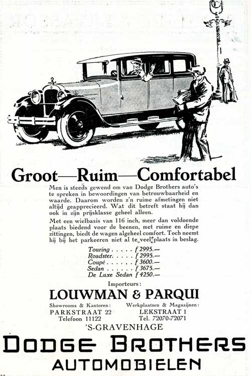 Dodge 19270504 Louwman parqui