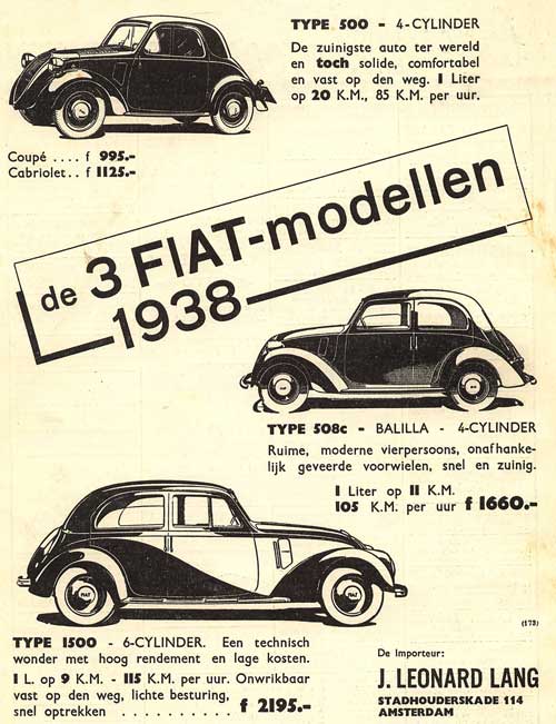 FIAT 19380319 leonard lang Autokampioen