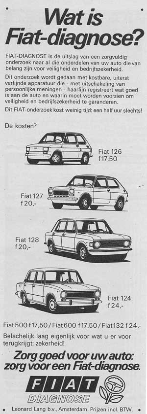 FIAT 19740830 leonard lang Autokampioen