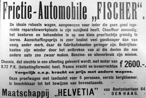 Fischer 19101006 helvetia De Auto