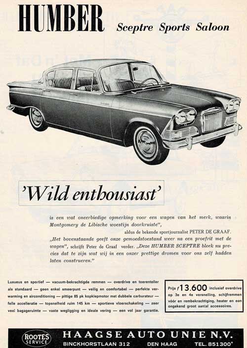Humber sceptre sports saloon 19630000 hau