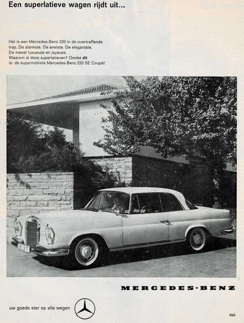 Mercedes benz 220 se coupe 19630000 agam