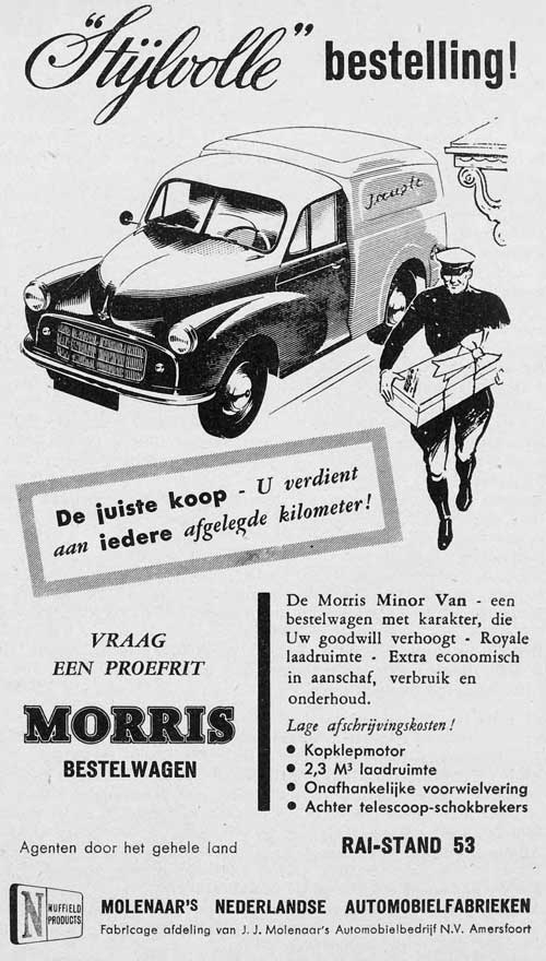 Morris 19550203 molenaar RAI Gids