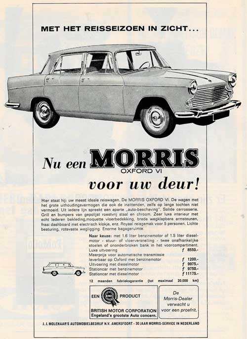 Morris oxford vi 19640000 molenaar