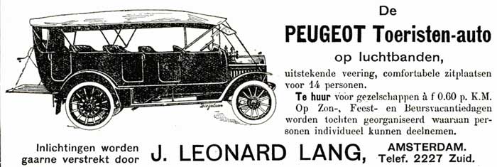 Peugeot 19140501 leonard lang Kampioen