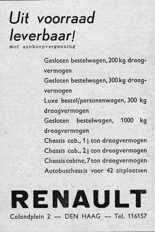 Renault 1949 01 01 Bedrijfsvervoer